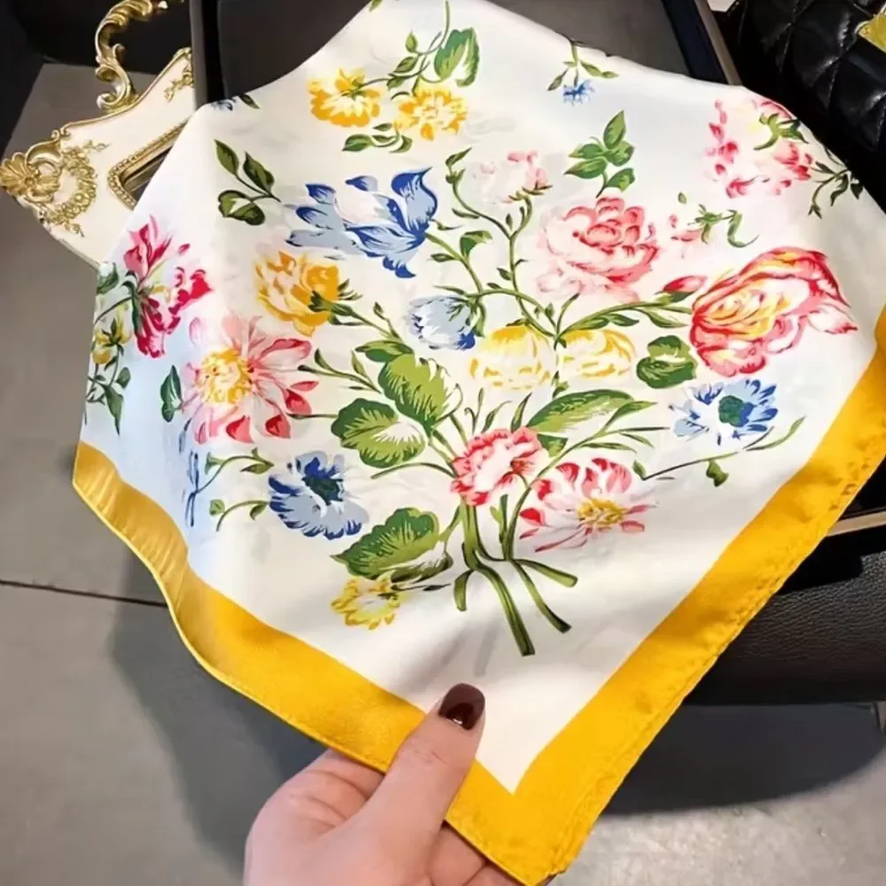 N/A floral scarf